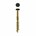 Dynaplus 0289.12 gevelschroef [2000x] - AR-BRONZE - zwarte cilinderkop - TX-15 - 4.0x40/22mm