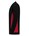 Tricorp polosweater Bi-Color - Workwear - 302001 - zwart/rood - maat M