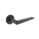 Intersteel deurkruk met rozet geveerd - Tiga - grijs