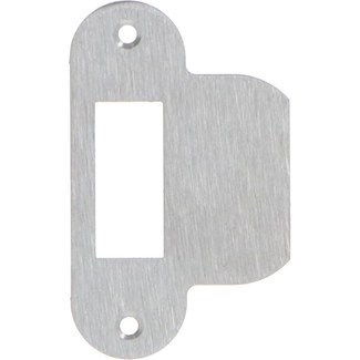 Nemef sluitplaten - P1255/17 RVS afgerond en rechthoekig