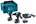 Makita combiset (klop)boren/(slag)schroeven - DLX2418TJ - 18 V - 3x5,0 Ah accu en snellader - in Mbox