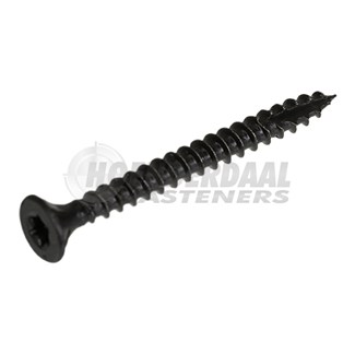 Blackline spaanplaatschroef [50x] - HCP - platkop - TX-20 - 5.0x50/30mm
