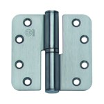BSW kogelstiftpaumelle - BB 807 GV RD - 89x89x3 mm - draairichting 2 - afgeronde hoeken - gegalvaniseerd