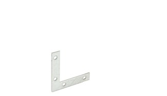 Gebr. Bodegraven raamhoek recht - 40x40mm - galfan