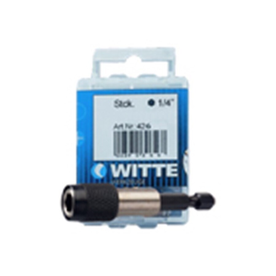 Witte bithouder - snelwisselaar - 1/4" - 52 mm