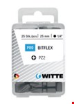 Witte pozidriv bit Bitflex [15x] - 1/4'' - PZ 3 - 25mm  