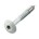 Hoenderdaal zuiver witte hpl schroef - RVS-A2 - TX-20 - 4.8x32mm