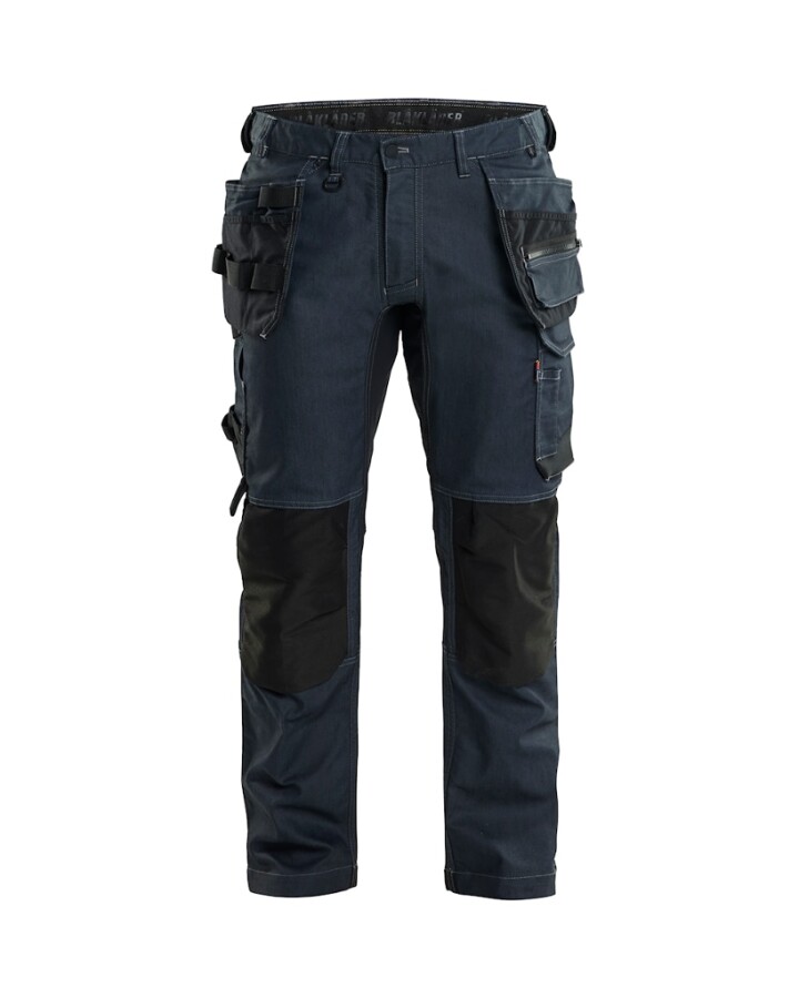 Blåkläder 1750 werkbroek stretch blauw/zwart maat 52