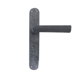 Dauby deurkruk op schild - Pure PH1930 / P40 - ruw metaal - blind