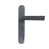 Dauby deurkruk op schild - Pure PH1930 / P40 - ruw metaal - blind