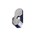 Manart kastroededrager - 717 - zamac  - 49x18 mm met pennen