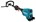 Makita accu combisysteem - DUX60ZX9 - 2x18V - excl. accu en lader - incl. 198768-1, 196752-0 en 191F65-0 - in doos