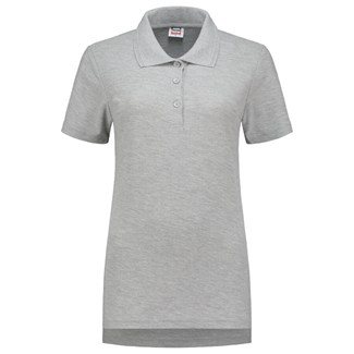 Tricorp Casual 201006 Dames fitted poloshirt Grijs melange maat XS