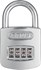 ABUS 4 cijferig hangslot - 160/50 - 50 mm - dubbel vergrendeld