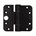 BSW Portus extra sterk veiligheidsscharnier VV 090-7/100 x 110 mm - 200 kg - mat zwart BV