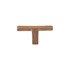 Dauby meubelknop - Pure PTT - ruw brons - 60 mm