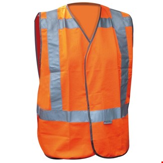 M-Wear veiligheidsvest / verkeersvest - RWS oranje - maat XL/XXL