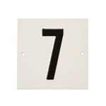 Besbo huisnummerplaat - Nr. 7 - aluminium