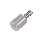 plank-/schapdrager 3 mm vernikkeld met siliconen
