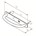 Dauby meubelgreep - Pure PMR-96 - ruw metaal - 96 mm