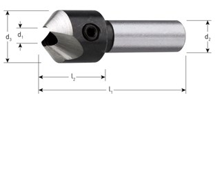 Rotec 239.6040 Machinale opsteekverzinkboor type 239 ø4 mm