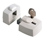 AXA veiligheidsoplegslot 3015 - SKG* - binnendraaiend opdek - wit - 3015-10-98/G