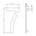 Intersteel huisnummer - Nr. 7 - 150 mm - RVS geborsteld