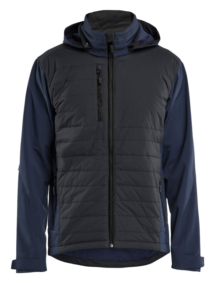 Blåkläder 4743 Hybride Jack - blauw/zwart maat L