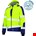 Opsial Softshell jas geel-marineblauw High-Visibility - maat S