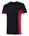 Tricorp T-shirt Bi-Color - Workwear - 102002 - marine blauw/rood - maat XS