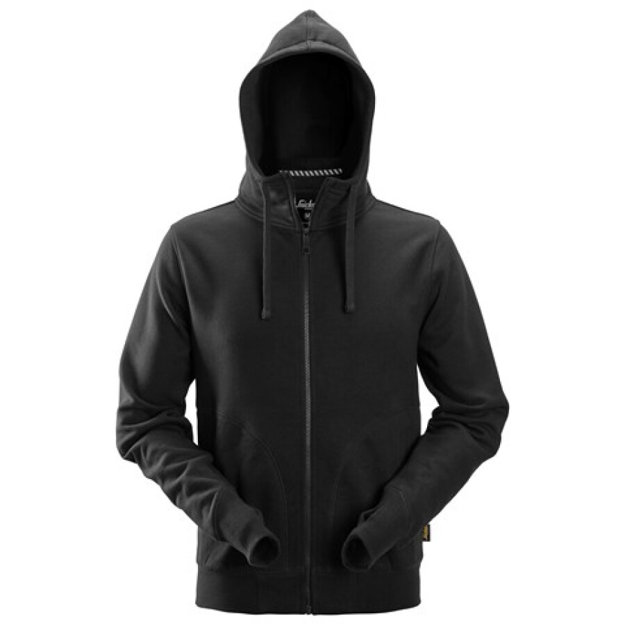 Snickers Workwear 2890 Hoodie met volledige rits zwart - maat L