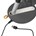 Eurom Vento Cordless Foldable Ventilator grijs - draadloos en opvouwbaar