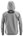 Snickers Workwear fleece hoodie - 8041 - Flexiwork - grijs/zwart - maat M