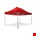 Grizzly werktent - GO-WORK - 3x4,5 m - stalen frame - rood