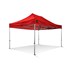Grizzly werktent - GO-WORK - 3x4,5 m - stalen frame - rood