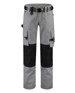 Tricorp worker canvas met cordura - Workwear - 502009 - grijs/zwart - maat 48