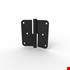 Argenta paumelle - 89/89A - DIN-Ls - 89 x 89 mm - mat zwart - draairichting 1 - 38989714