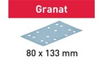 Festool Stickfix schuurstroken (100x) - 80x133mm - Granat - korrel 120 - 497120  