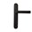 Dauby deurkruk op schild - Pure PH1930 / P40 - verouderd ijzer zwart - blind