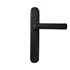 Dauby deurkruk op schild - Pure PH1930 / P40 - verouderd ijzer zwart - blind