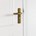 AXA deurkruk Blok met schild WC63/8 Curve brons