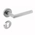 Intersteel deurkruk met cilinderrozet geveerd - Hoek 90° - RVS geborsteld