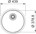 Franke ROX 210.38 Rondo ronde RVS spoelbak met 3 1/2" standaard afvoer