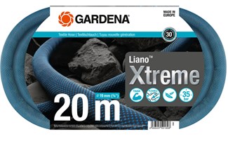 Gardena textielslang 18480 Liano™ Xtreme+ broes/slangstuk 20m