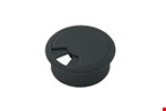 Kabeldoorvoerkap - kunststof - Ø 80 mm - zwart - A314221