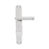 Dauby deurkruk op schild - Pure PH1925+ / P40 - wit brons - blind