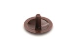 HECO kopgatboringafdekkap - 2.4 x 12mm - 8011 donkerbruin - 500 stuks
