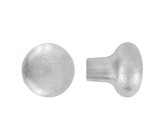 Dauby meubelknop - Pure PT-45 - mat wit brons - 45 mm