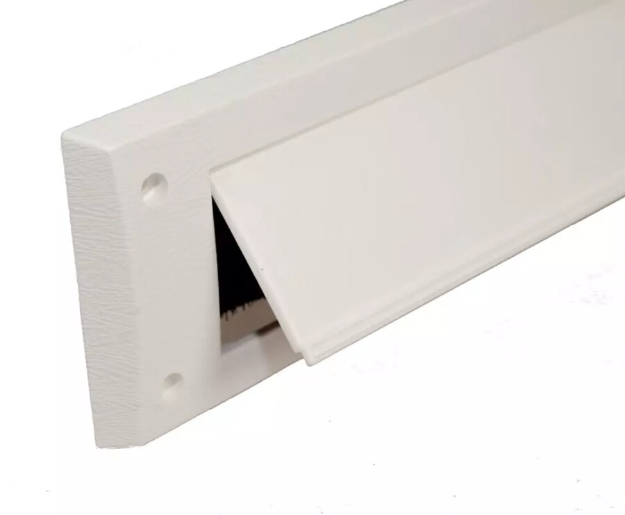 Ellen Basic brievenbusafsluiter wit 340 x 82 mm