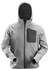 Snickers Workwear fleece hoodie - 8041 - Flexiwork - grijs/zwart - maat L